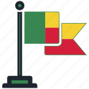 flag, benin, country, national, nation, map, worldflags 