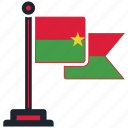 flag, burkina, faso, country, national, map, worldflags