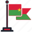 flag, burkina, faso, country, national, map, worldflags 