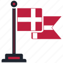 flag, denmark, country, national, nation, map, worldflags 
