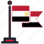flag, egypt, country, national, nation, map, worldflags 