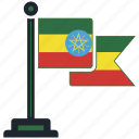 flag, ethiopia, country, national, nation, map, worldflags 