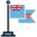 flag, fiji, country, national, nation, map, worldflags