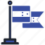 flag, honduras, country, national, nation, map, worldflags 