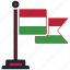 flag, hungary, country, national, nation, map, worldflags 