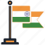 flag, india, country, national, nation, map, worldflags 