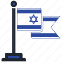flag, israel, country, national, nation, map, worldflags