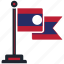 flag, laos, country, national, nation, map, worldflags 