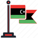 flag, libya, country, national, nation, map, worldflags