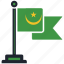 flag, mauritania, country, national, nation, map, worldflags 