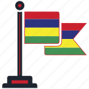 flag, mauritius, country, national, nation, map, worldflags