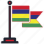 flag, mauritius, country, national, nation, map, worldflags 