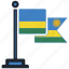 flag, rwanda, country, national, nation, map, worldflags 