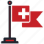 flag, switzerland, country, national, nation, map, worldflags 