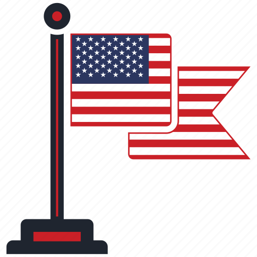 Flag, usa, country, national, nation, map, worldflags icon - Download on Iconfinder