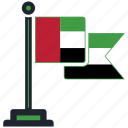 flag, uae, country, national, nation, worldflags, arab 