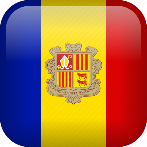 Andorra, country, flag icon - Download on Iconfinder