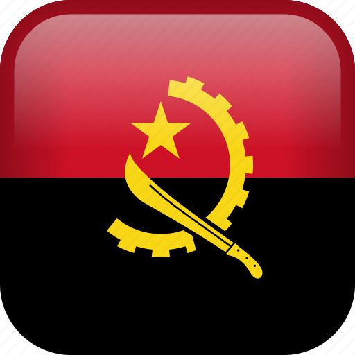 Angola, country, flag icon - Download on Iconfinder