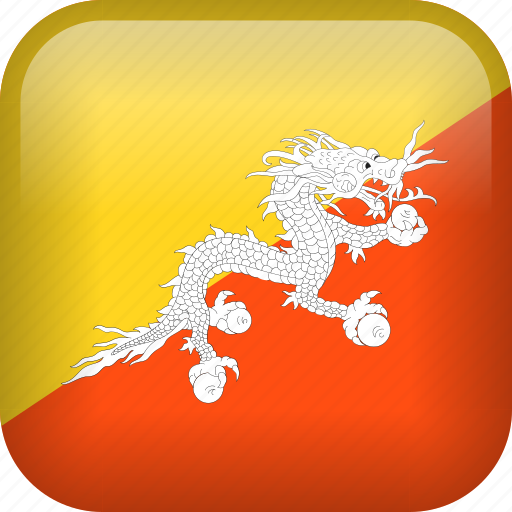 Bhutan, country, flag icon - Download on Iconfinder