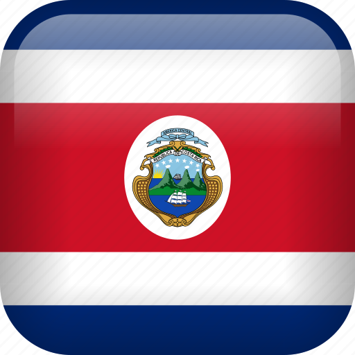 Costa rica, country, flag icon - Download on Iconfinder