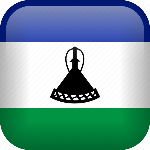 Lesotho, country, flag icon - Download on Iconfinder
