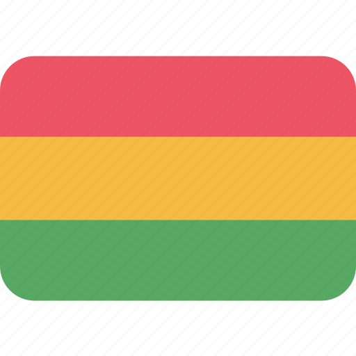 Bolivia, bolivian, south america, south american, flag icon - Download on Iconfinder