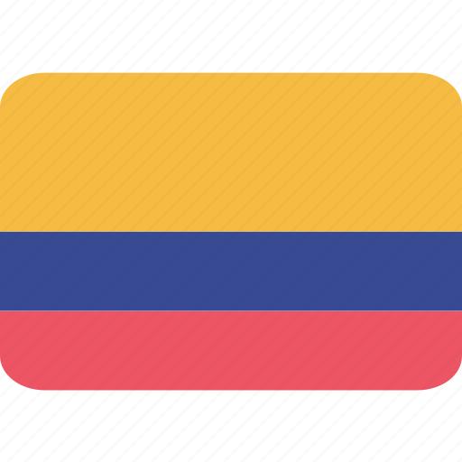 Colombia, colombian, south america, south american, flag, flags icon - Download on Iconfinder