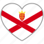 flag heart, jersey, country, flag, nation, love 