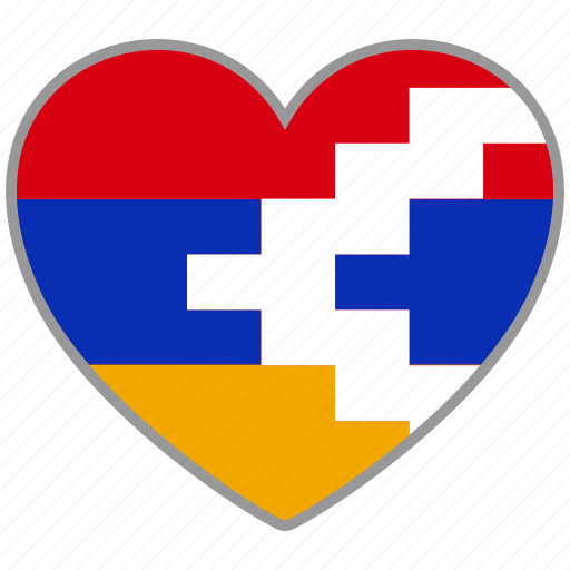 Flag heart, nagorno, country, flag, nation, love icon - Download on Iconfinder