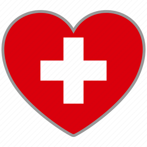 Flag heart, switzerland, country, flag, nation, love icon - Download on Iconfinder