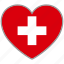 flag heart, switzerland, country, flag, nation, love 