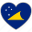 flag heart, tokelau, country, flag, nation, love 