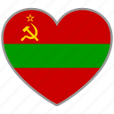 flag heart, transnistria, country, flag, nation, love 