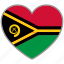 flag heart, vanuatu, country, flag, nation, love 
