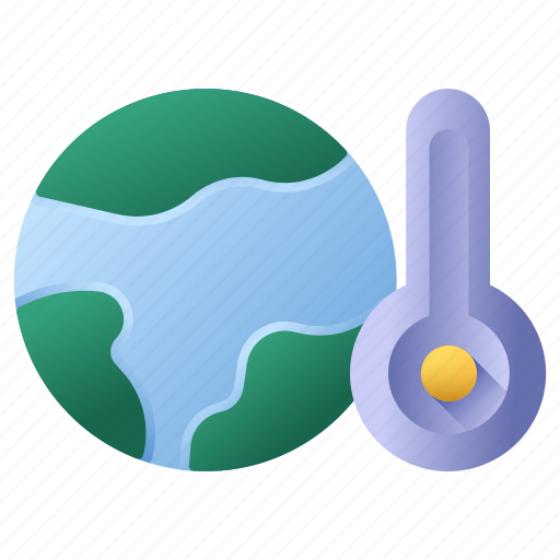 Globe, global warming, warm, thermometer, temperature, world, earth icon - Download on Iconfinder