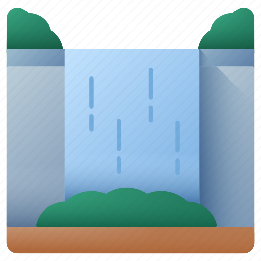 Waterfall, nature, waterfalls, water, landscape, river icon - Download on Iconfinder