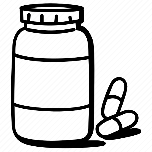 Medicine jar, pills bottle, capsule bottle, drugs bottle, tablets bottle icon - Download on Iconfinder