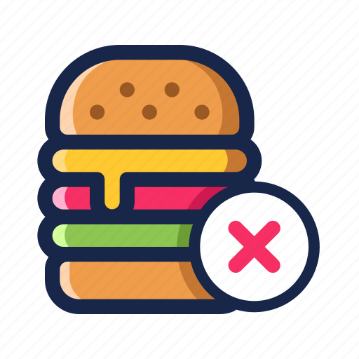 No, junk, food, health, healthy, care, wellness icon - Download on Iconfinder