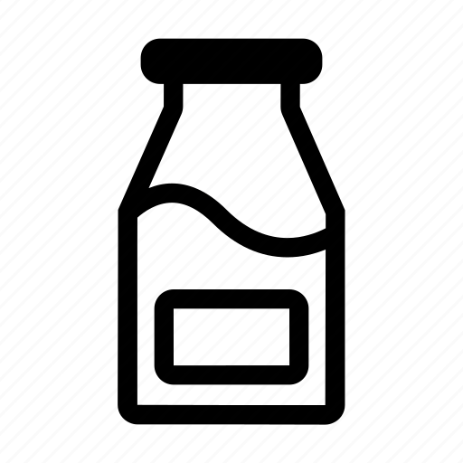 Milk, bottle, glass, beverage, magnifier, drink, cup icon - Download on Iconfinder