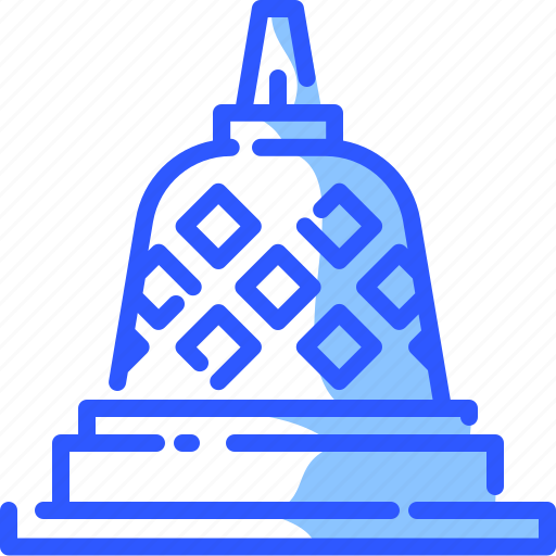 Borobudur, budha, indonesia, landmark, world icon - Download on Iconfinder