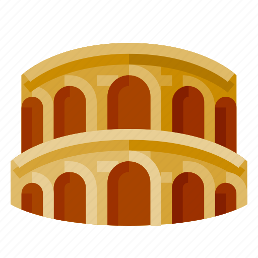 Architecture, arena di verona, building, heritage, history, world landmark icon - Download on Iconfinder