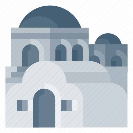 Architecture, building, heritage, history, santorini, world landmark icon - Download on Iconfinder