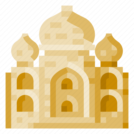 Architecture, building, heritage, history, taj mahal, world landmark icon - Download on Iconfinder