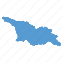 country, georgia, georgian, map, navigation, location