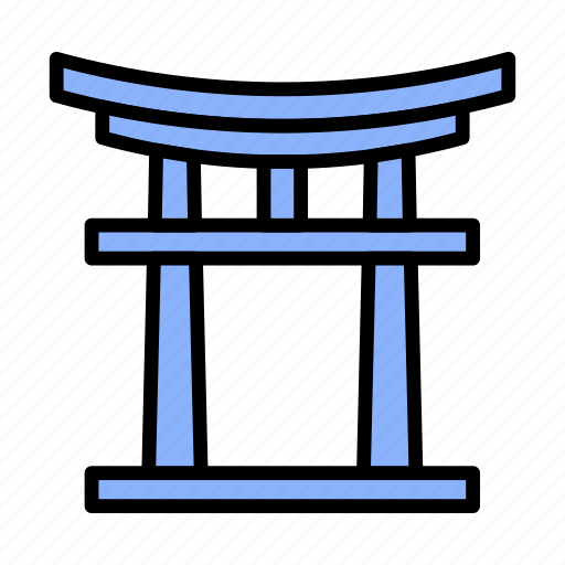 Torii, gate, china, world, monument icon - Download on Iconfinder