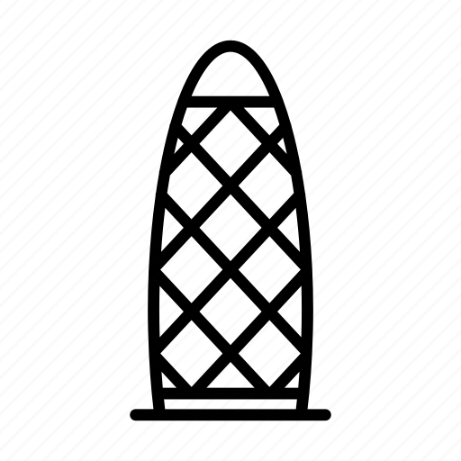 Gherkin, tower, world, famous, monument icon - Download on Iconfinder