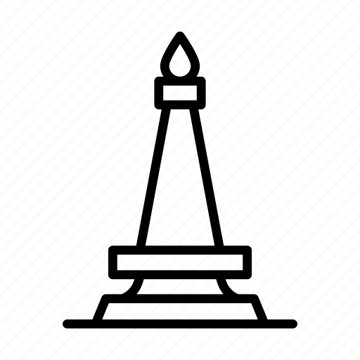 Tower, world, monument, monas, indonesia icon - Download on Iconfinder