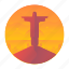 brazil, janeiro, jesus, monument, rio, travel 