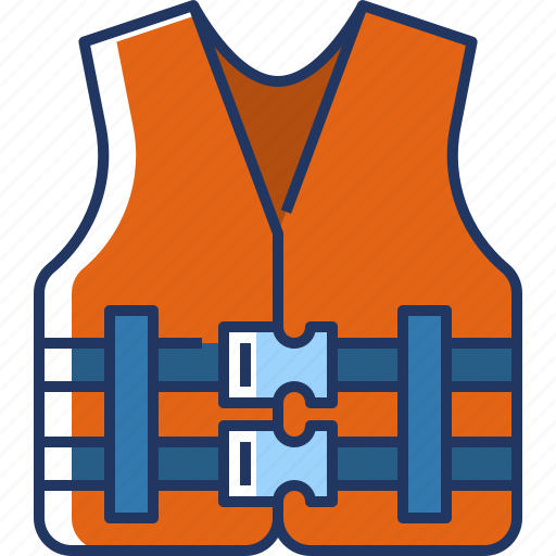 Vest, life vest, life-jacket, safety jacket, jacket, aquatic, lifebuoy icon - Download on Iconfinder