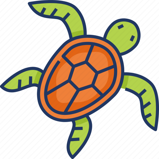Turtle, animal, tortoise, sea, ocean, wildlife, nature icon - Download on Iconfinder